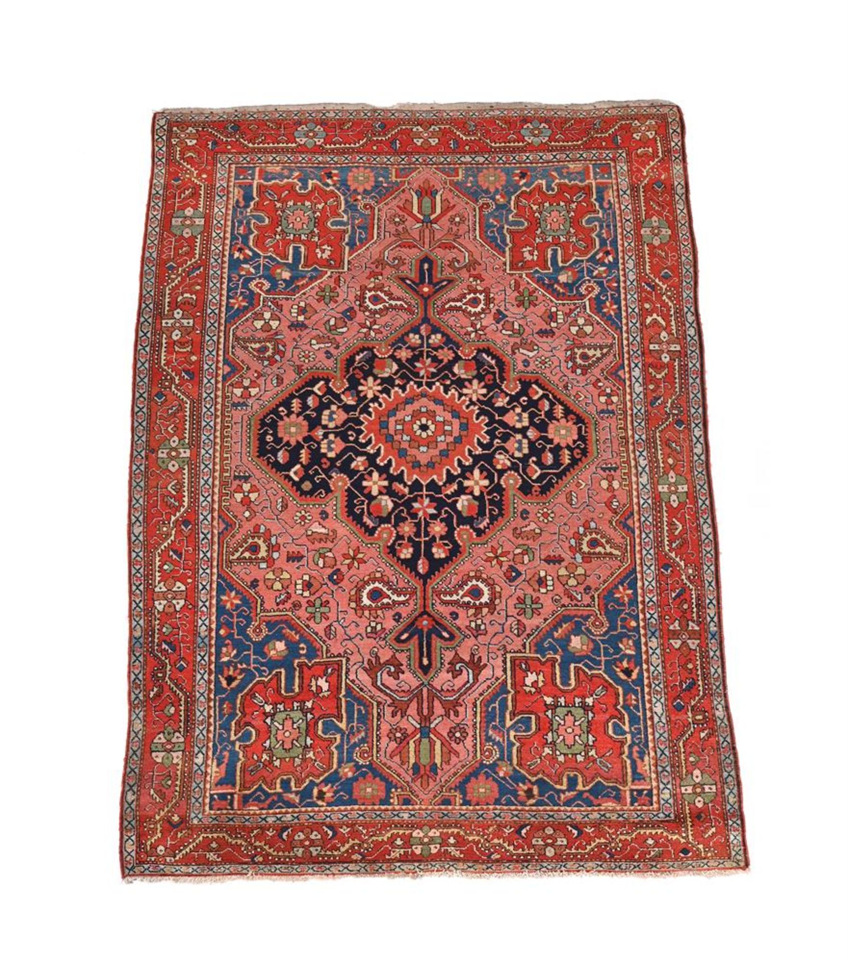 A MALAYER RUG, approximately 211 x 138cm
