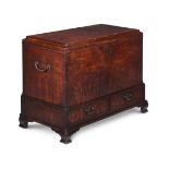 A GEORGE III MAHOGANY MULE CHEST ON STAND, IN THE MANNER OF THOMAS CHIPPENDALE, CIRCA 1760