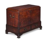A GEORGE III MAHOGANY MULE CHEST ON STAND, IN THE MANNER OF THOMAS CHIPPENDALE, CIRCA 1760