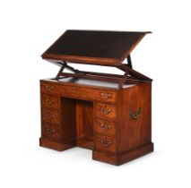 A GEORGE III MAHOGANY KNEEHOLE ARCHITECT'S DESK, ATTRIBUTED TO THOMAS CHIPPENDALE