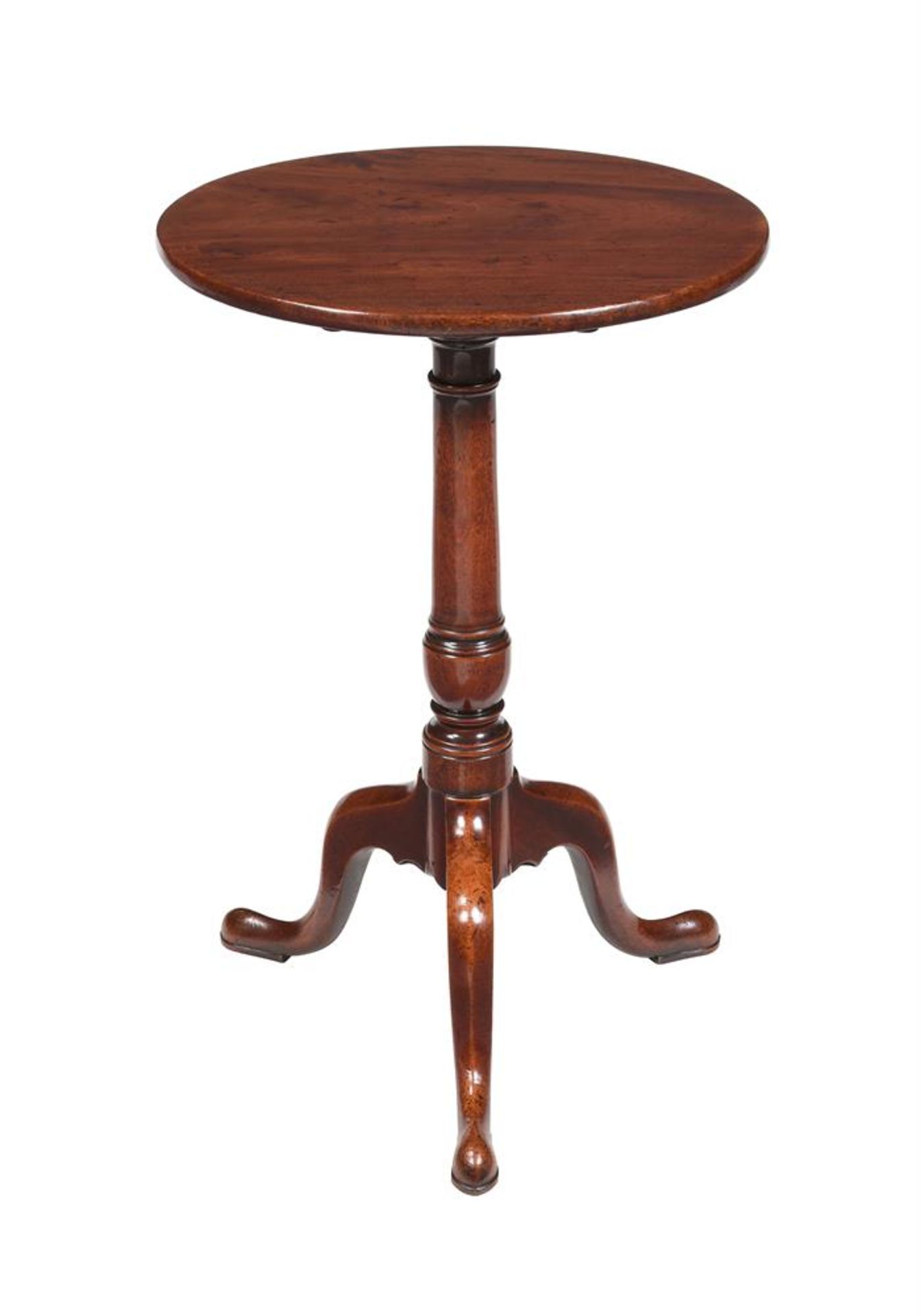 AN EARLY GEORGE III MAHOGANY TRIPOD TABLE, CIRCA 1760 - Bild 2 aus 2