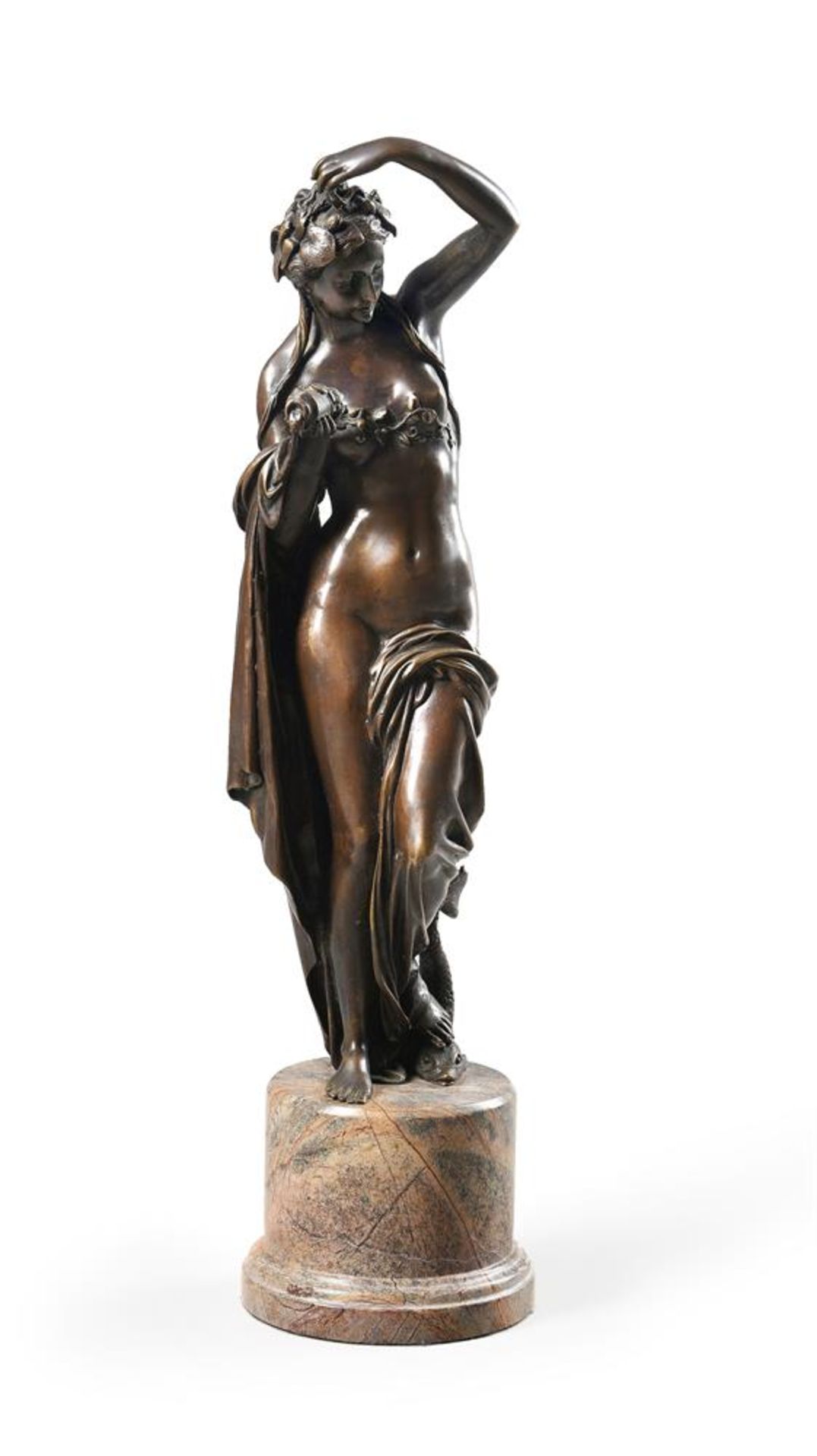 AFTER THE ANTIQUE, TWO CONTINENTAL BRONZE FIGURES, MODERN - Image 3 of 3