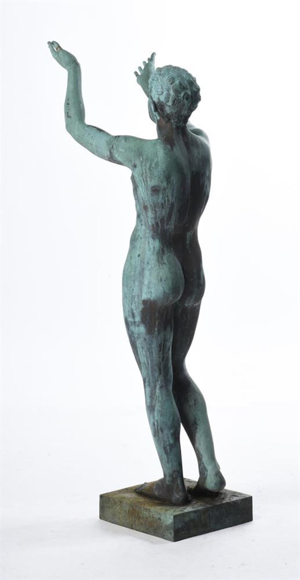 AFTER THE ANTIQUE, A LARGE GRAND TOUR BRONZE FIGURE OF THE PRAYING BOY, 19TH CENTURY - Bild 4 aus 4