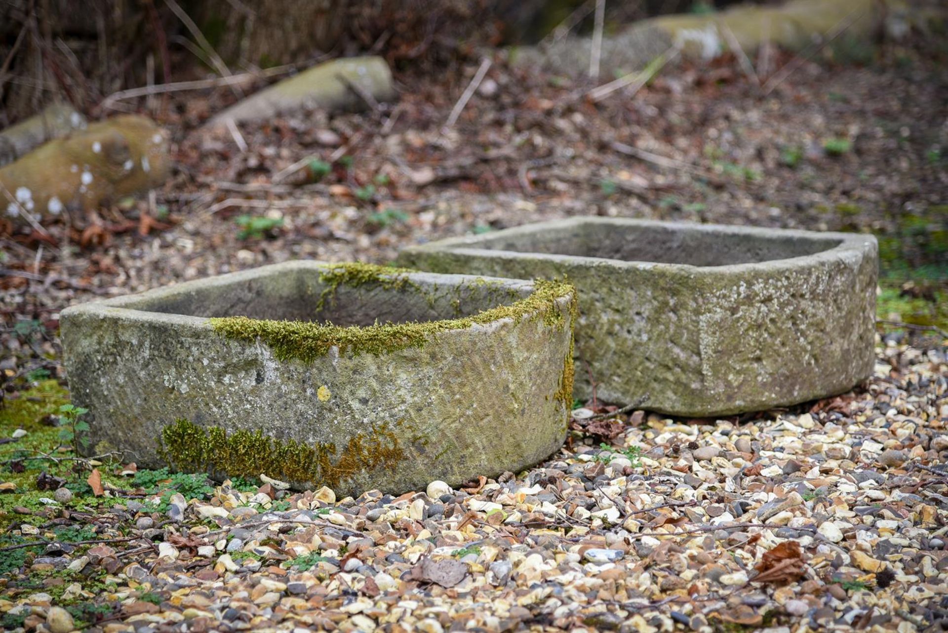 TWO GRITSTONE TROUGHS, 19TH CENTURY - Image 2 of 2