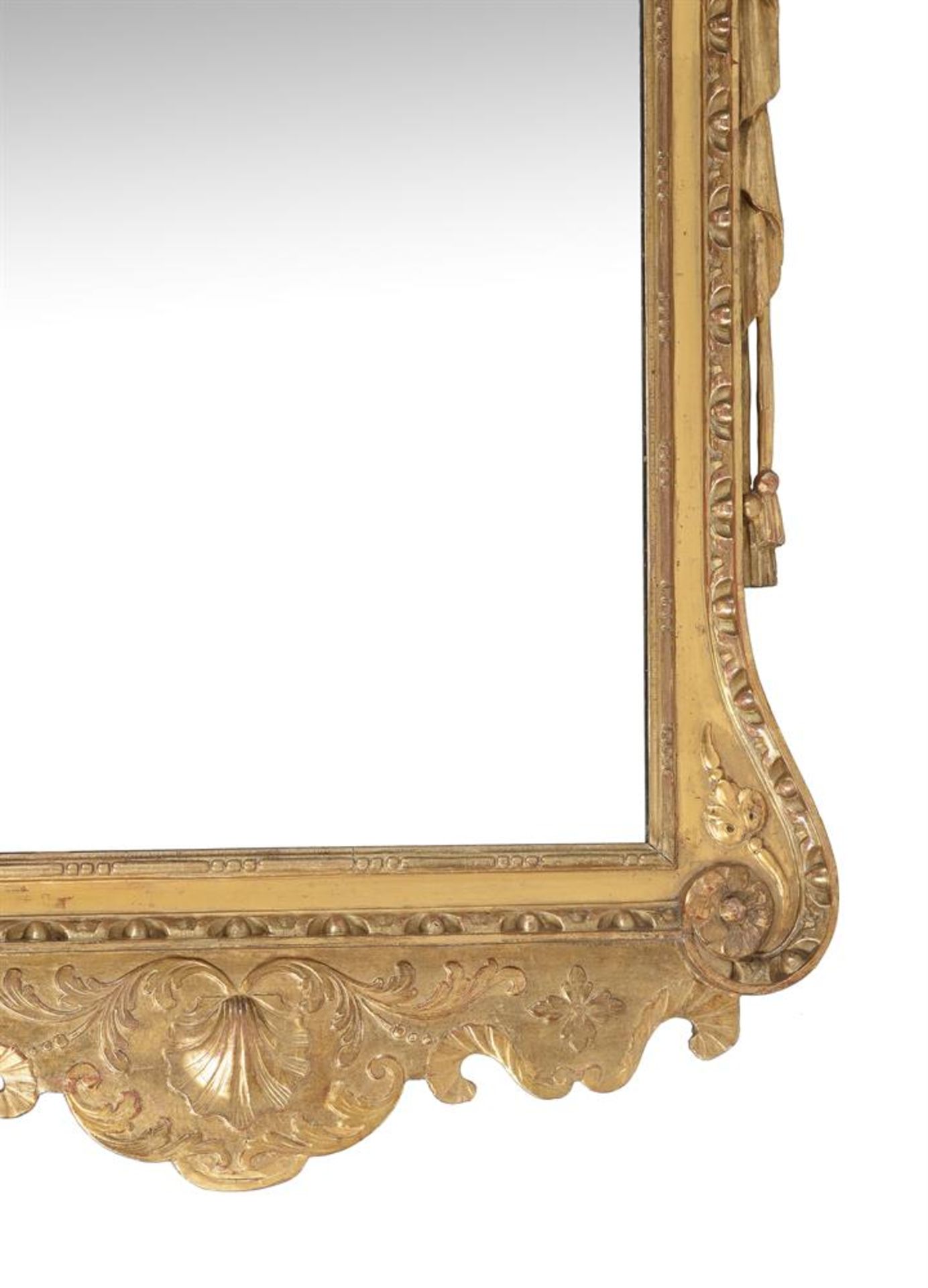 A GEORGE II CARVED GILTWOOD PIER MIRROR, CIRCA 1730 - Image 2 of 3