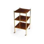Y A REGENCY ROSEWOOD AND GILT BRASS ETAGERE, CIRCA 1815