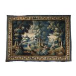 A FLEMISH VERDURE TAPESTRY, LATE 17TH OR EARLY 18TH CENTURY