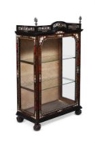 Y A CONTINENTAL TORTOISESHELL, EBONISED AND MARQUETRY CABINET, PROBABLY DUTCH OR FLEMISH