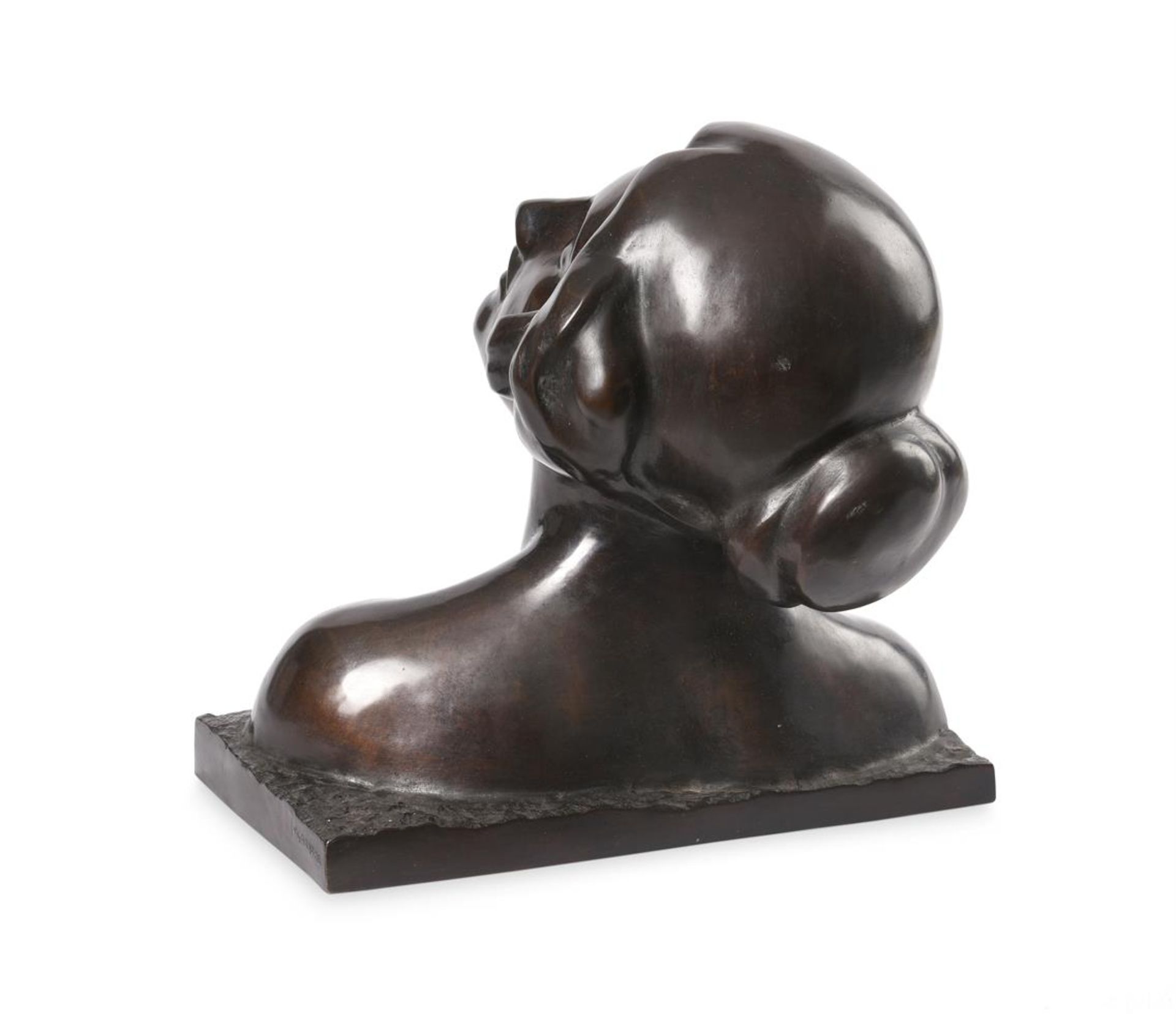 AFTER JEAN-LÉON GÉRÔME (FRENCH 1824-1904) A BRONZE BUST OF A WOMAN, LATE 19TH OR EARLY 20TH CENTURY - Image 3 of 3