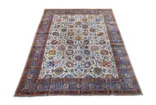 A TABRIZ CARPET approximately 430 x 310cm