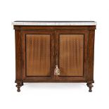 Y A REGENCY ROSEWOOD AND GILT METAL MOUNTED SIDE CABINET, CIRCA 1820