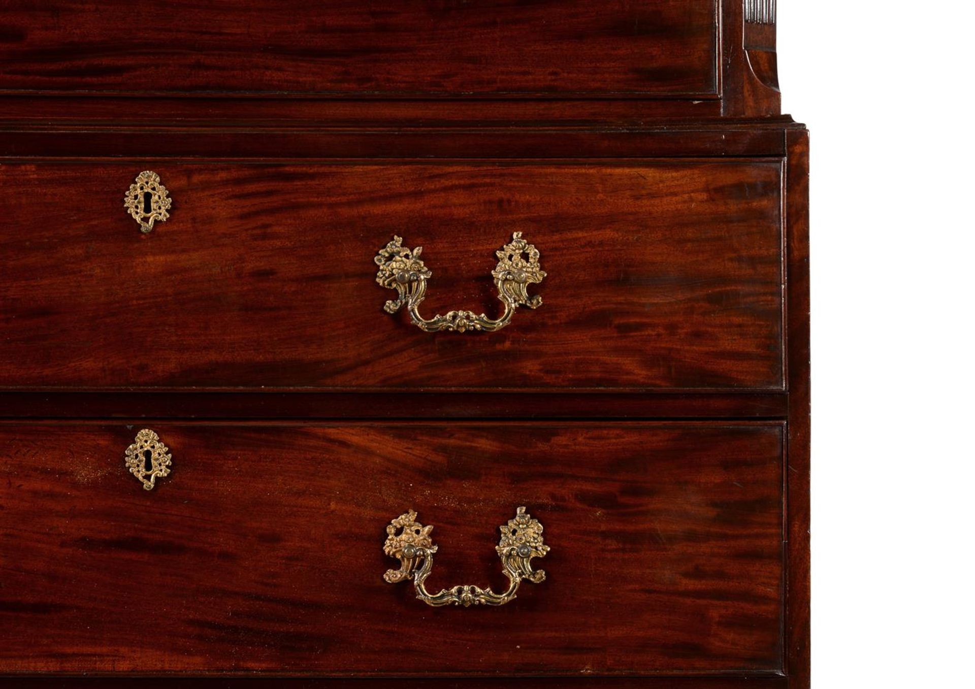 A GEORGE III MAHOGANY CHEST ON CHEST, CIRCA 1770 - Image 3 of 3