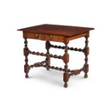 A CHARLES II WALNUT SIDE TABLE, CIRCA 1660