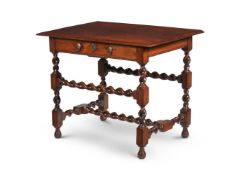 A CHARLES II WALNUT SIDE TABLE, CIRCA 1660