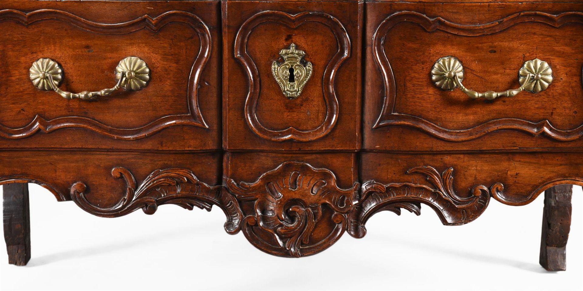 A LOUIS XV WALNUT COMMODE, SECOND HALF 18TH CENTURY - Image 2 of 4