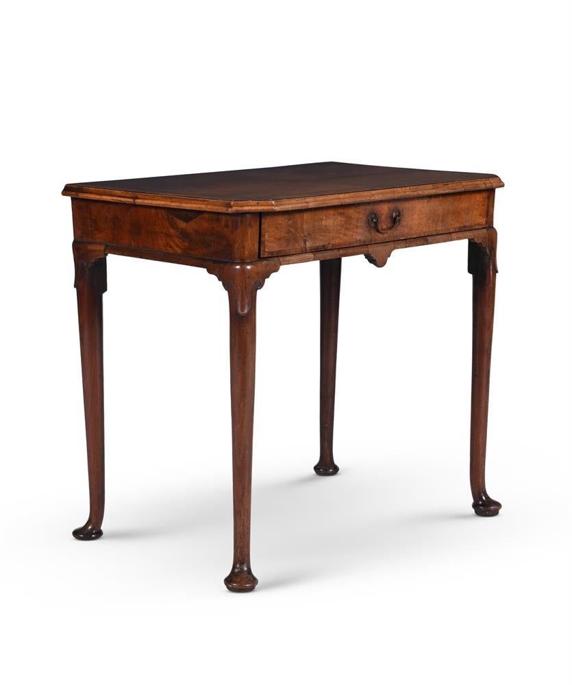 A GEORGE II WALNUT, CROSSBANDED AND FEATHERBANDED SIDE TABLE, CIRCA 1730 - Image 2 of 6