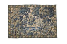 A LARGE VERDURE TAPESTRY, CONTEMPORARY