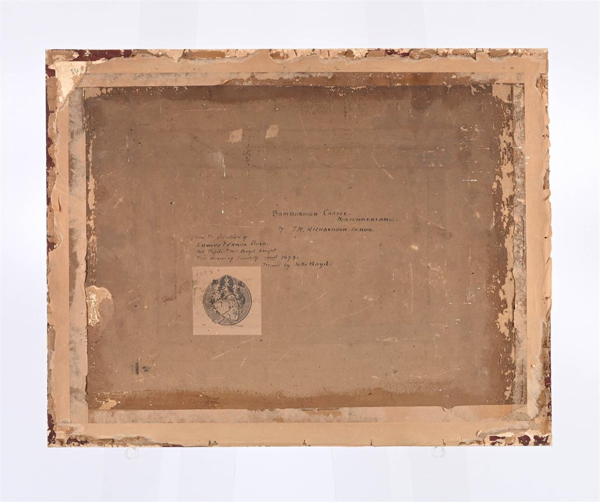 THOMAS MILES RICHARDSON SNR (BRITISH 1784-1848), BAMBURGH CASTLE - Image 3 of 3
