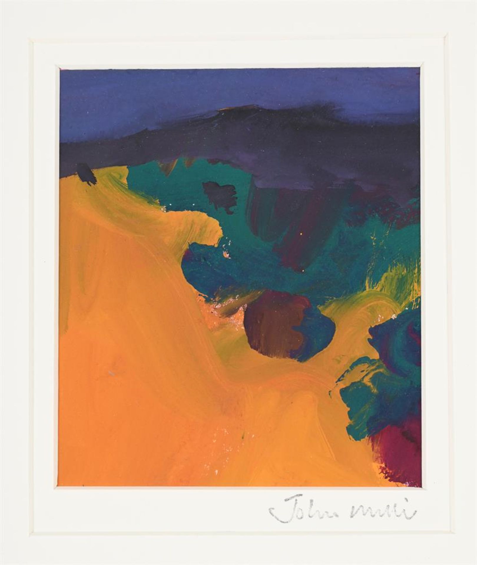 λ JOHN MILLER (BRITISH 1931-2002), LANDSCAPE - Image 2 of 3