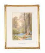 HARRY SUTTON PALMER (BRITISH 1854-1933), BLUEBELLS AT RIPLEY SURREY