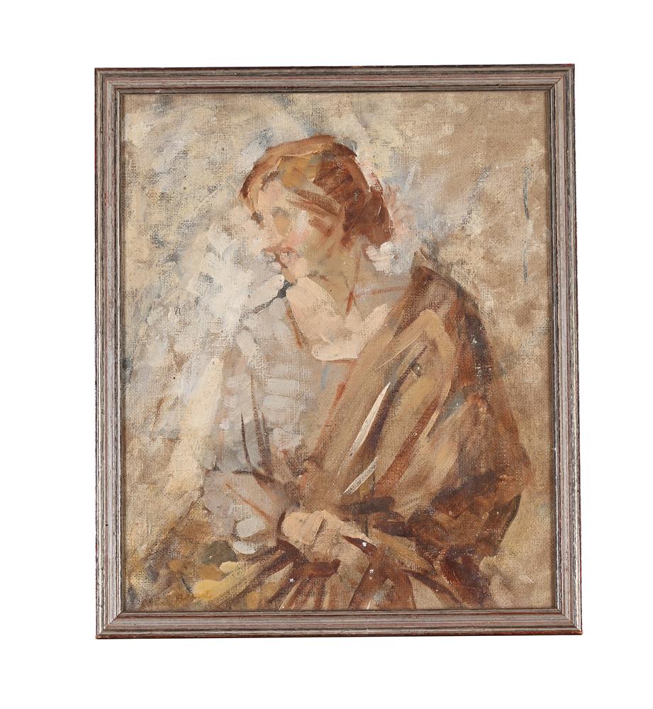 SYBIL FITZGERALD HEWAT, STUDY OF A WOMAN WEARING A SHAWL