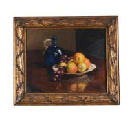 SYBIL FITZGERALD HEWAT, STILL LIFE OF A JUG AND BOWL OF FRUIT