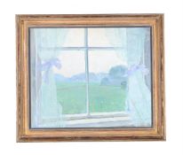 λ MARGARET GREEN (BRITISH 1925-2003), PURPLE CURTAIN TIES