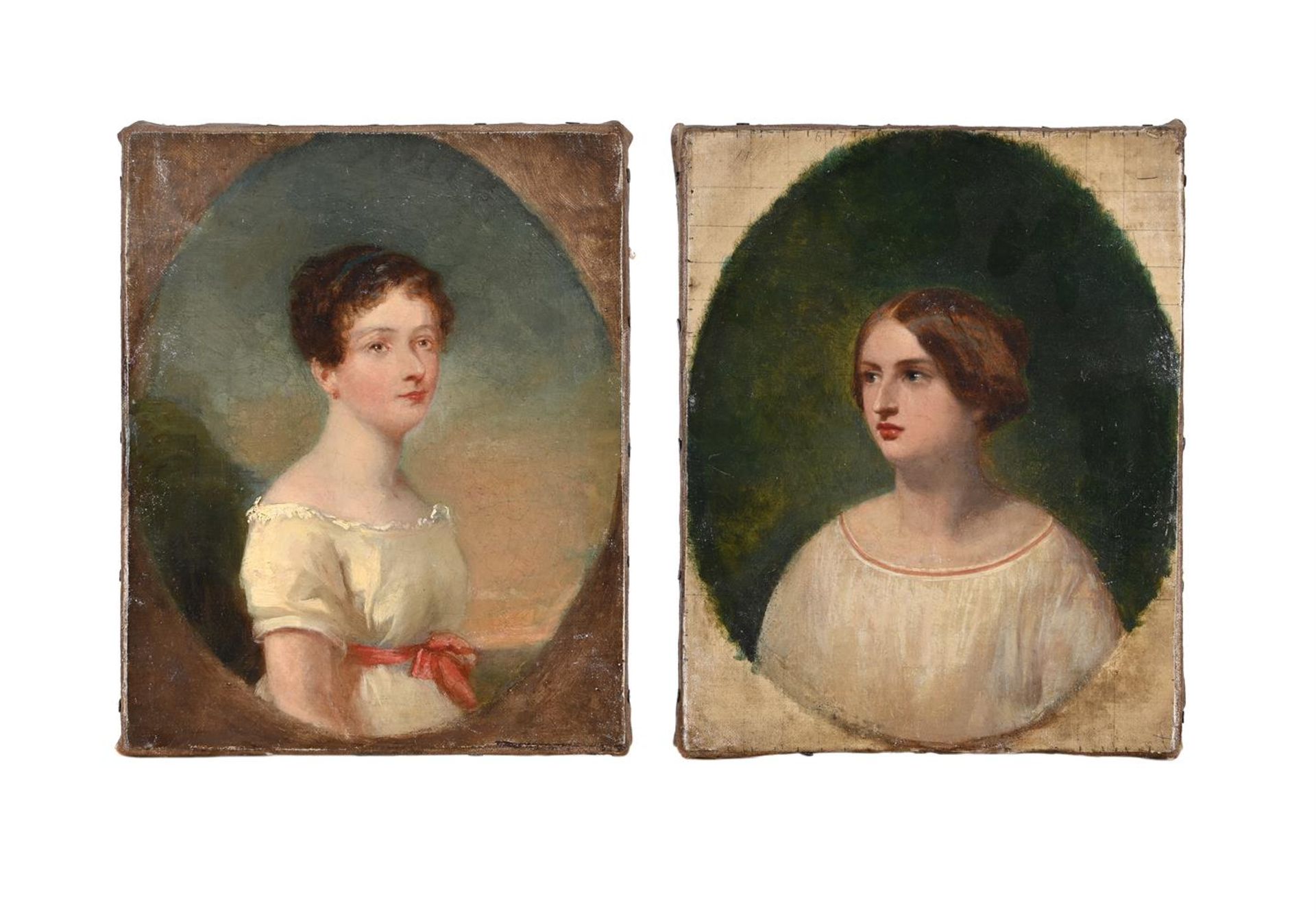 BRITISH SCHOOL (EARLY 19TH CENTURY), PORTRAITS OF LADY HARVEY AND LADY WARWICK