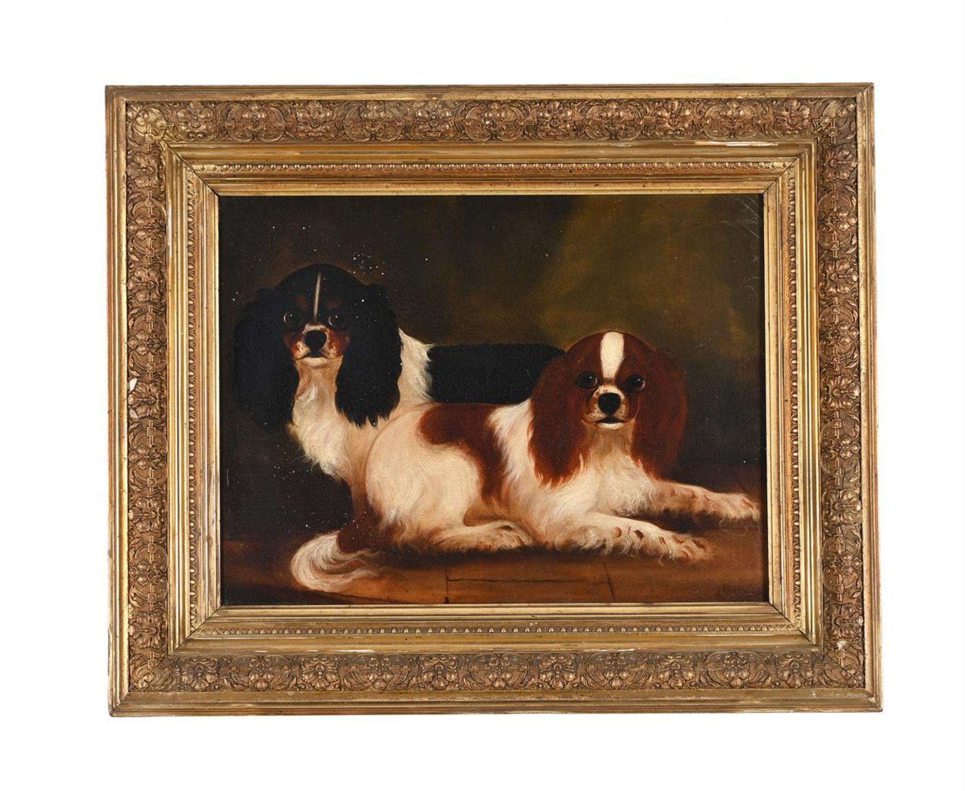 BRITISH PROVINCIAL SCHOOL (19TH CENTURY), A PAIR OF SPANIELS - Image 2 of 5