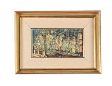 λ PAT COOKE (BRITISH 1935-2000), OLD QUAYSIDE, DOUGLAS, ISLE OF MAN