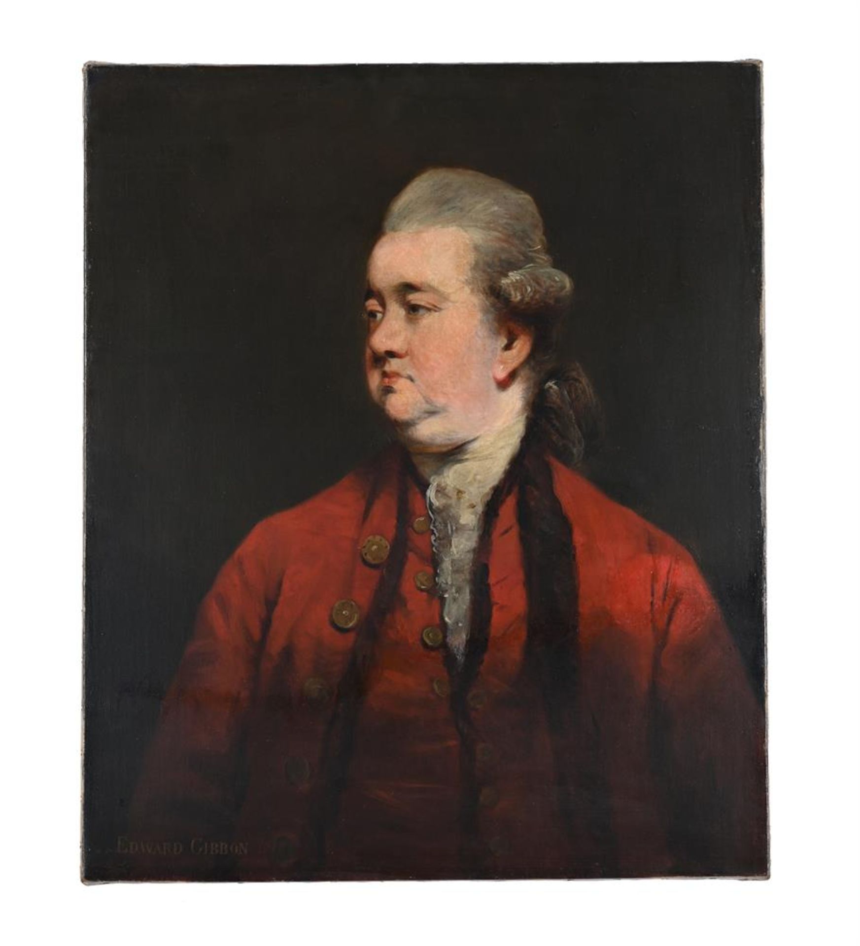 ATTRIBUTED TO JAMES NORTHCOTE (BRITISH 1746 - 1831) AFTER SIR JOSHUA REYNOLDS, PORTRAIT OF EDWARD... - Image 2 of 3