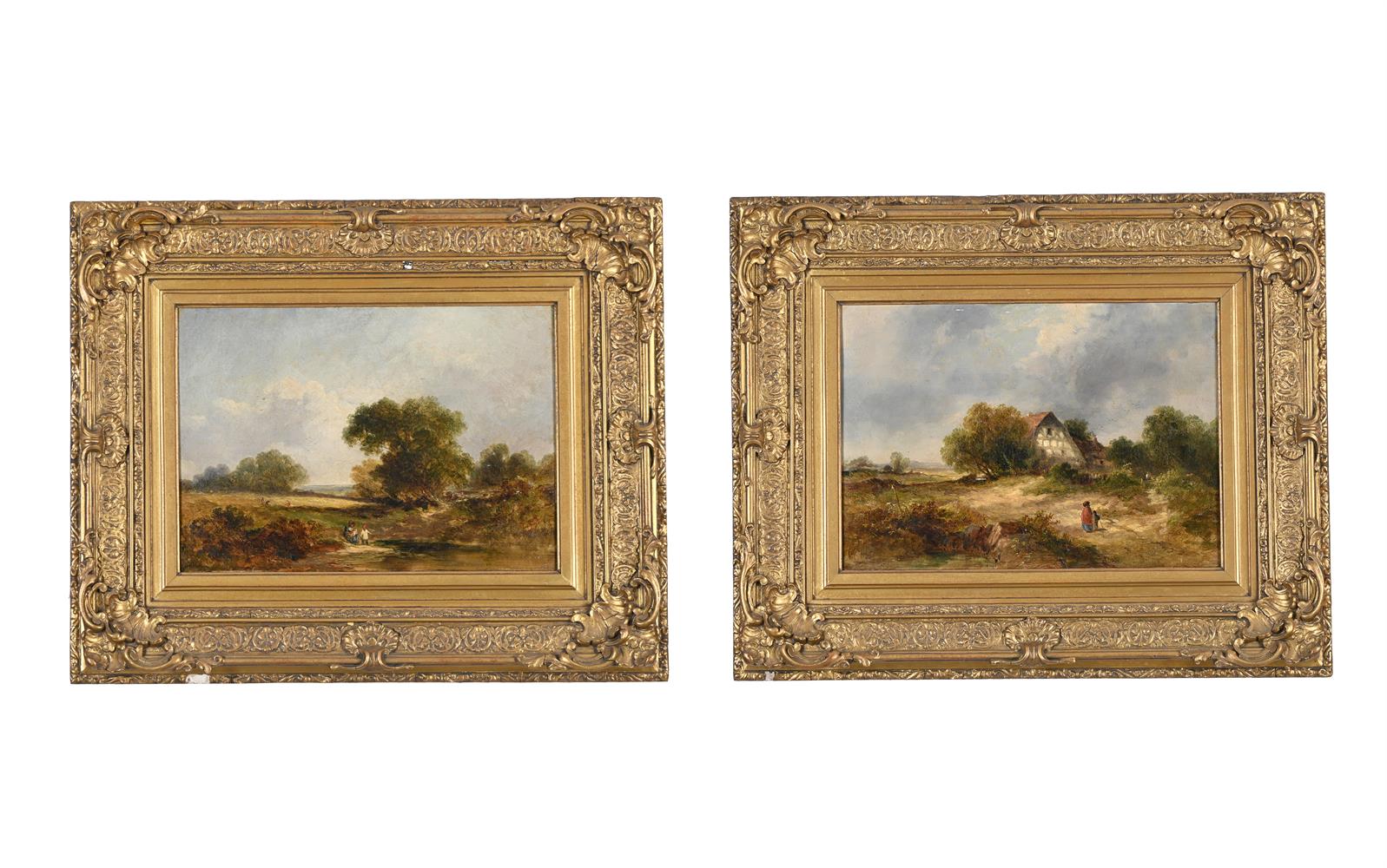 BRITISH SCHOOL (19TH CENTURY), A PAIR OF RURAL LANDSCAPES