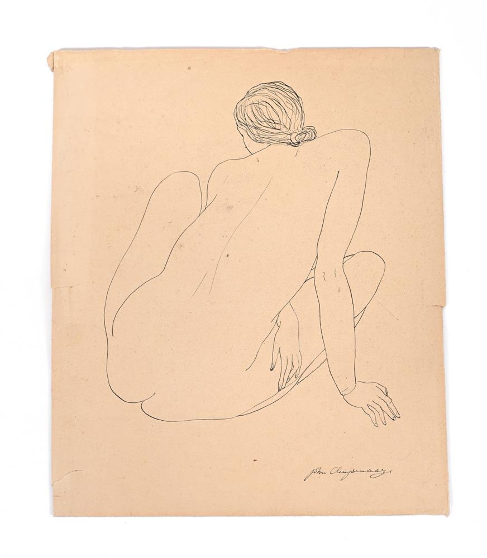 λ JOHN CLUYSENAAR (BELGIAN 1899-1986), FEMALE NUDE
