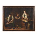 GERMAN PROVINCIAL SCHOOL (18TH CENTURY), A PAIR OF KITCHEN SCENES