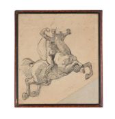 ALFRED CLUYSENAAR (BELGIAN 1837-1902), STUDY FOR A HORSEMAN OF THE APOCALYPSE