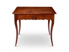 A PROVINCIAL FRENCH FRUITWOOD SIDE TABLE, 19TH CENTURY AND LATER