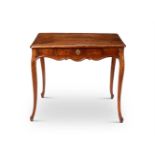 A PROVINCIAL LOUIS XV STYLE FRUITWOOD SIDE TABLE, 19TH CENTURY