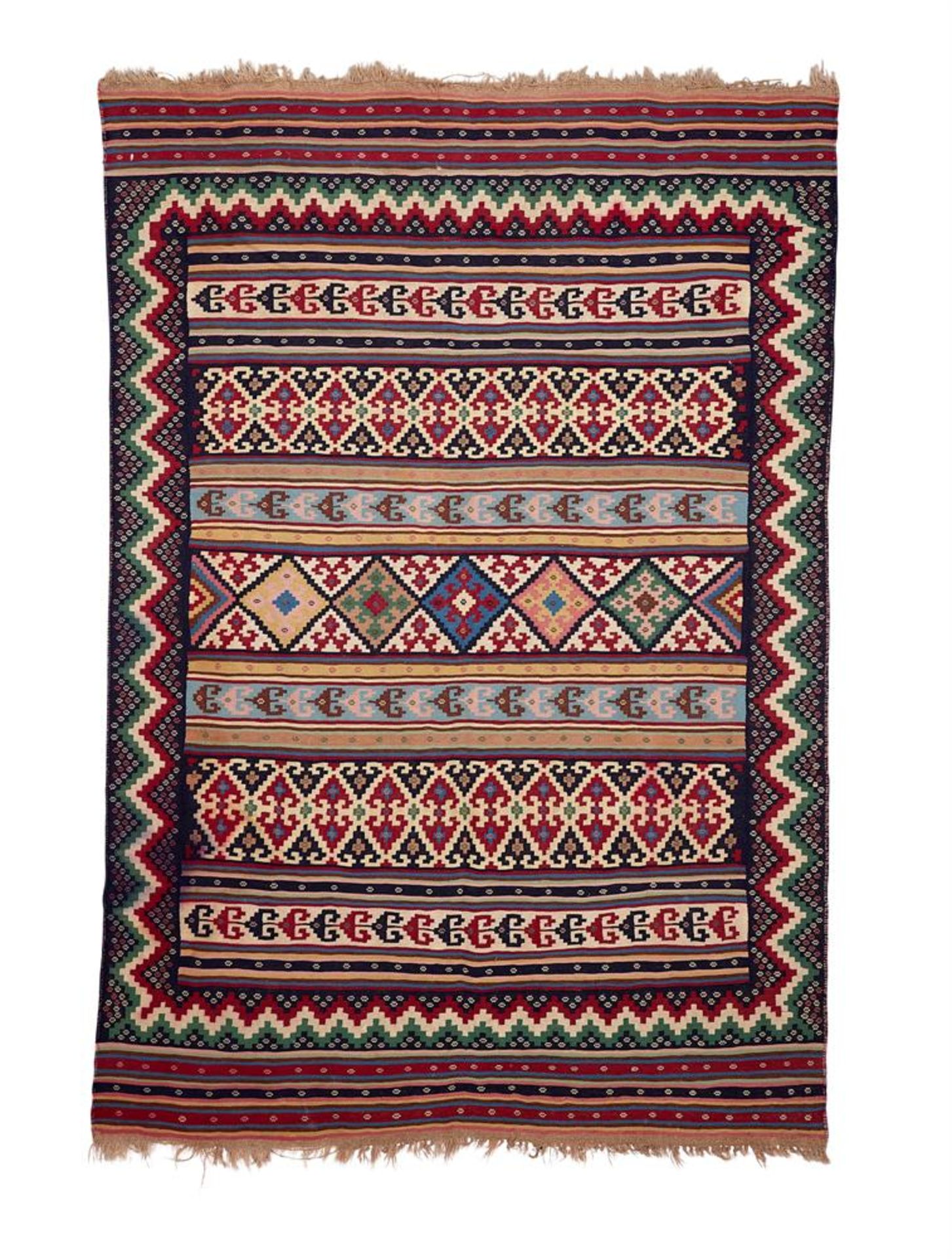 A MODERN KILIM RUG