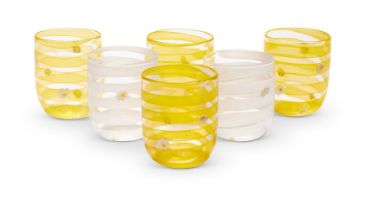 A SET OF SIX TUMBLERS BY LAGUNA