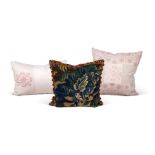 A GROUP OF THREE CUSHIONS, MODERN