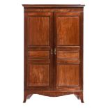 A MAHOGANY CHANNEL ISLANDS ARMOIRE