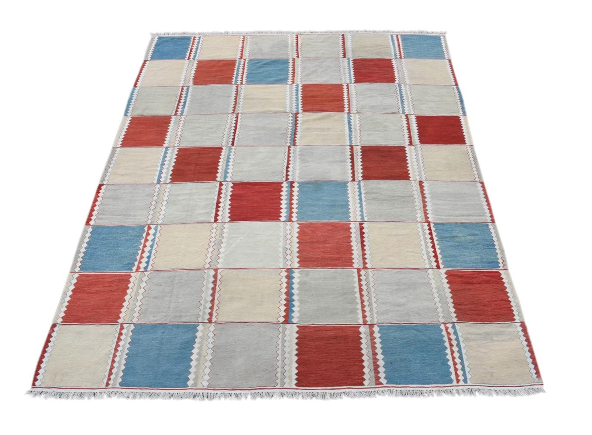 A FLAT WOVEN KILIM CARPET