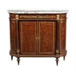 Y A FRENCH KINGWOOD AND PARQUETRY CABINET IN LOUIS XVI STYLE