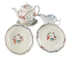 A SELECTION OF WORCESTER PORCELAIN, CIRCA 1770