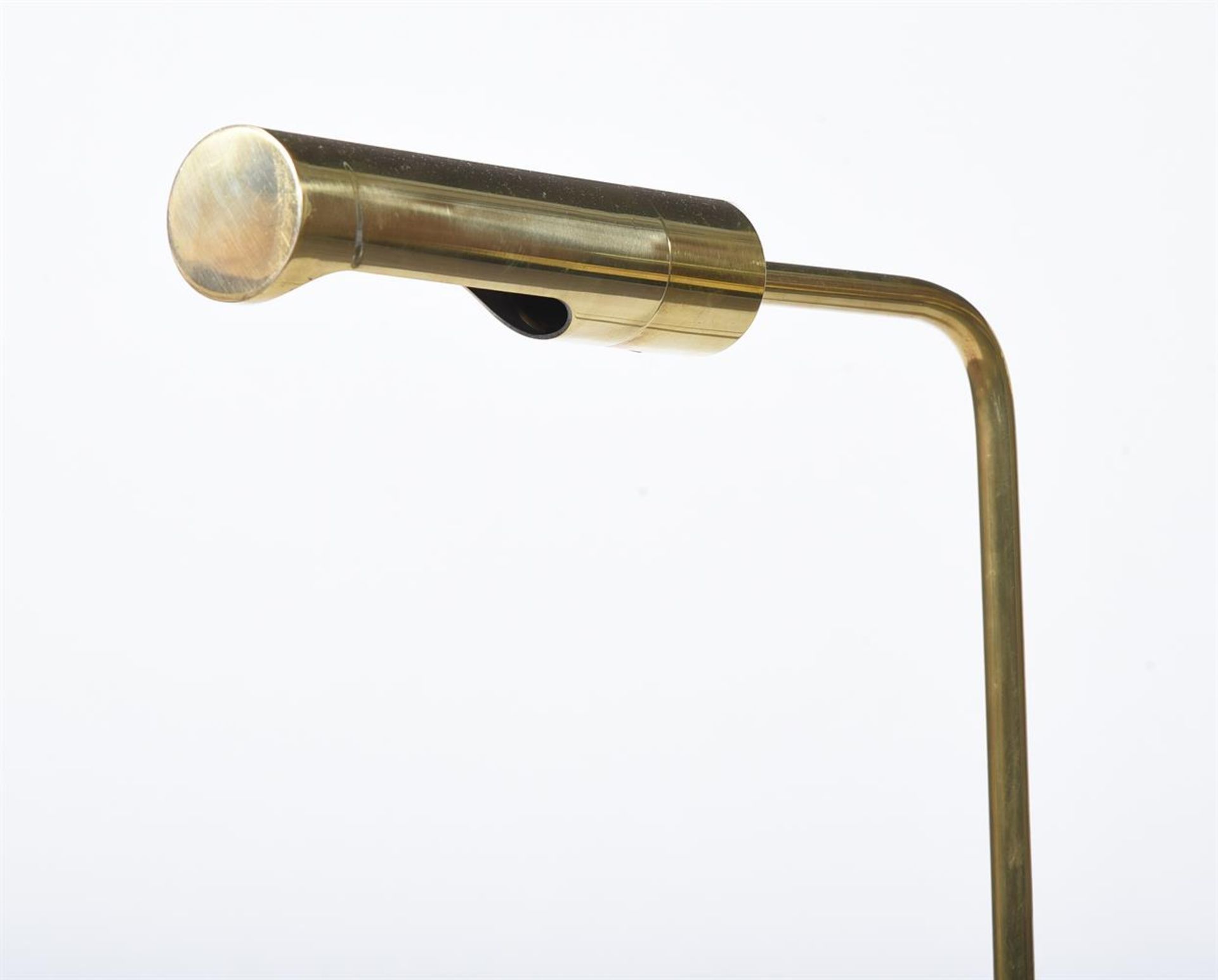 A PAIR OF BRASS STANDARD OR READING LAMPS - Image 2 of 2