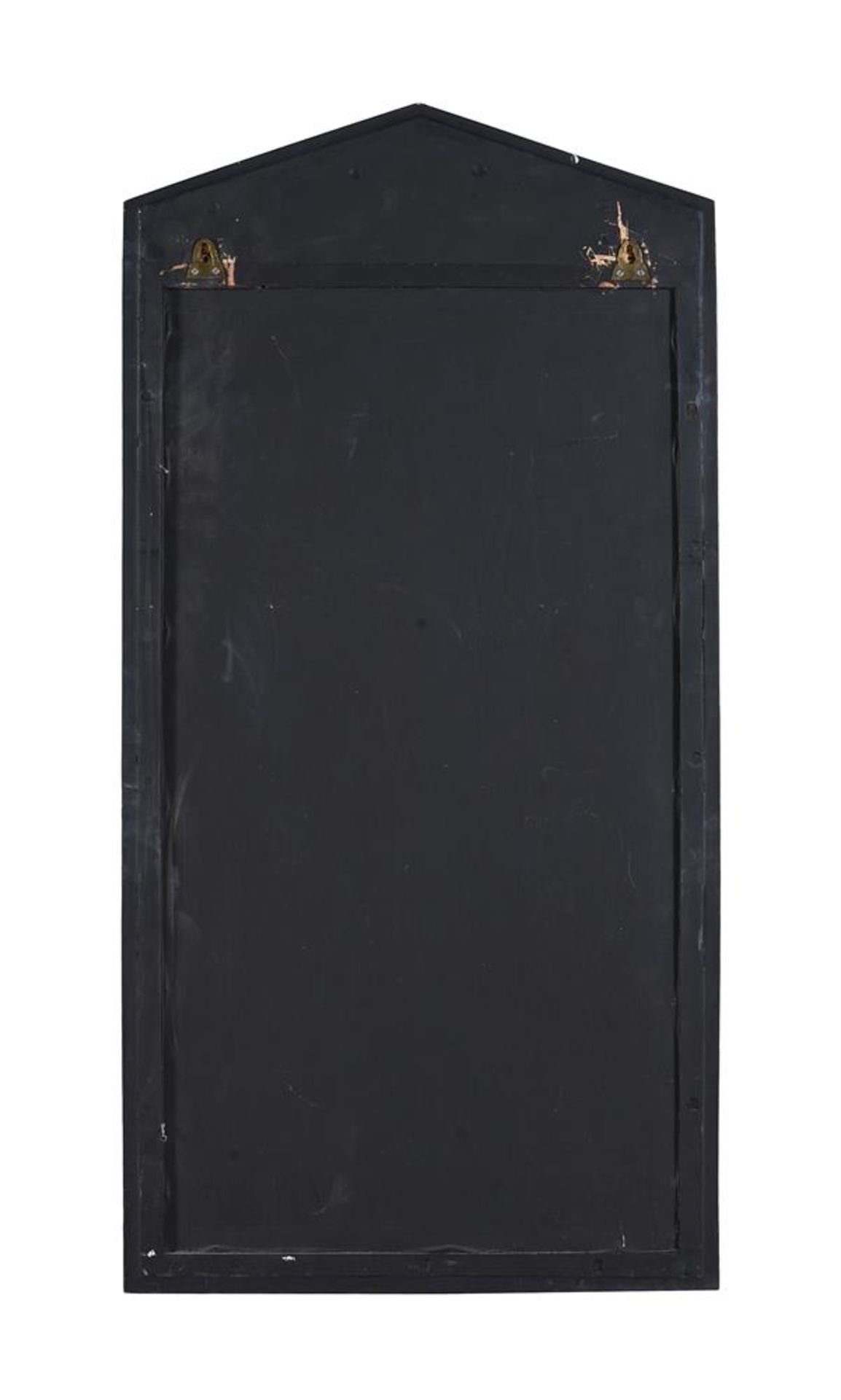 AN EBONISED AND PARCEL GILT PIER MIRROR IN EMPIRE STYLE, 20TH CENTURY - Image 2 of 2
