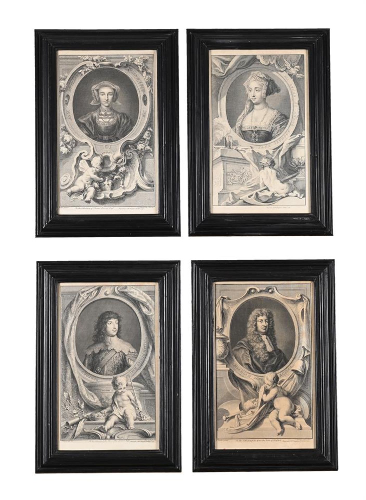 JACOBUS HOUBRAKEN AFTER SIR ANTHONY VAN DYCK, A SET OF TEN PORTRAITS OF DUKES - Image 3 of 5