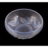 LALIQUE, RENE LALIQUE, CALYPSO, AN OPALESCENT GLASS BOWL