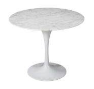 AFTER EERO SAARINEN (1910-1961) FOR KNOLL INTERNATIONAL, A MARBLE 'TULIP' CIRCULAR TABLE