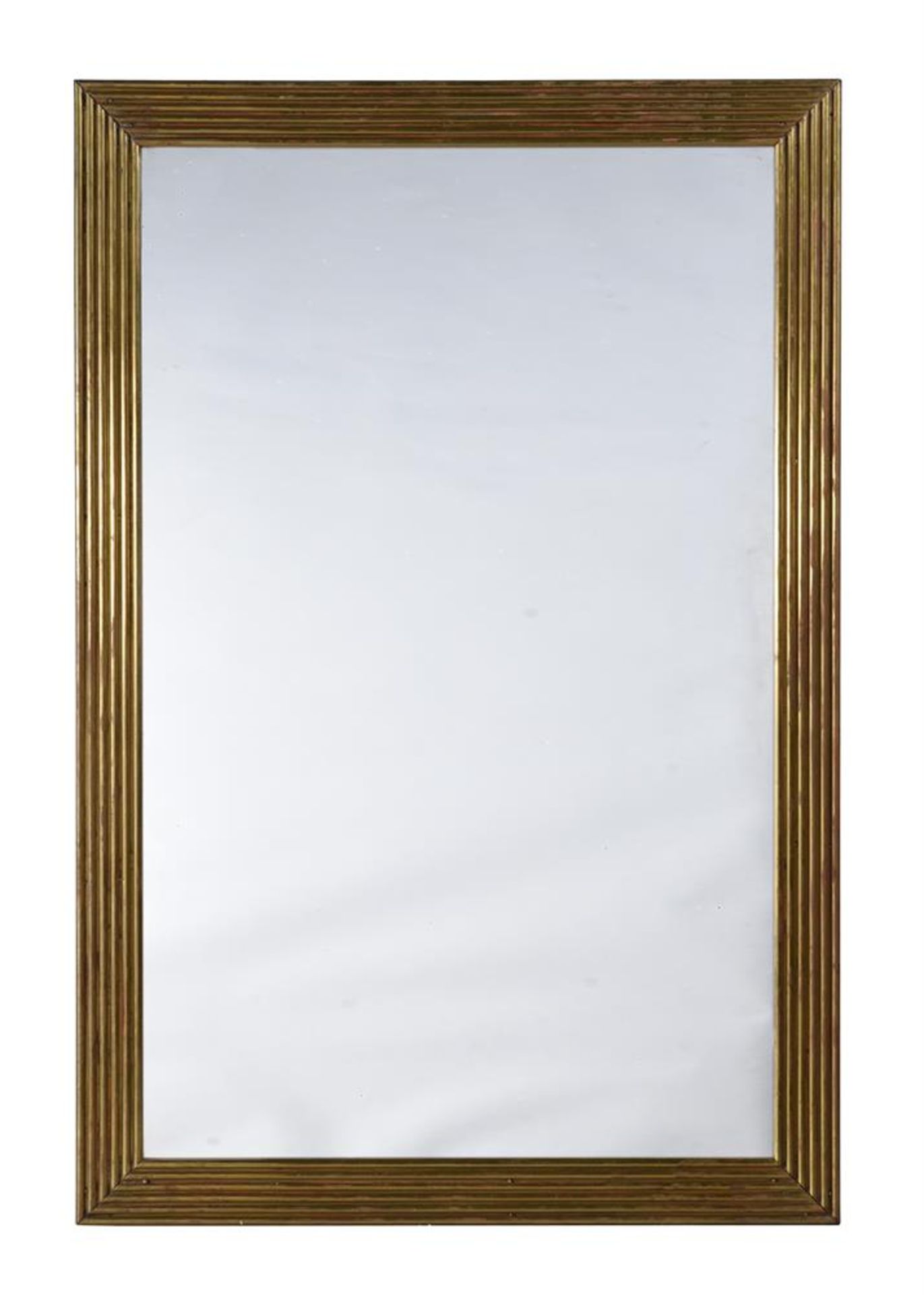 A PAIR OF LARGE BRASS CAFE MIRRORS, LATE 19TH/EARLY 20TH CENTURY - Bild 3 aus 5